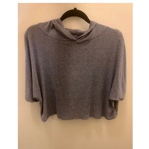 Ribbed crop top (with hood)